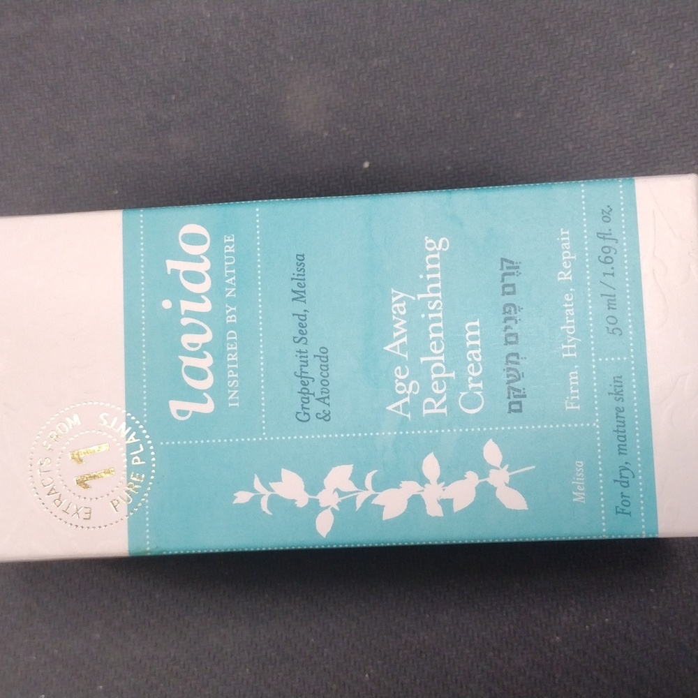 Lavido AGE AWAY REPLENISHING CREAM Firm, Hydrate and Repair 50ml new